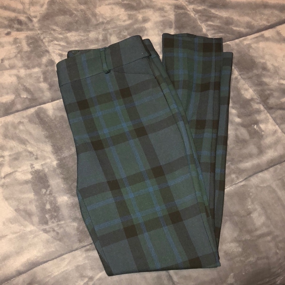 Loft plaid skinny pants